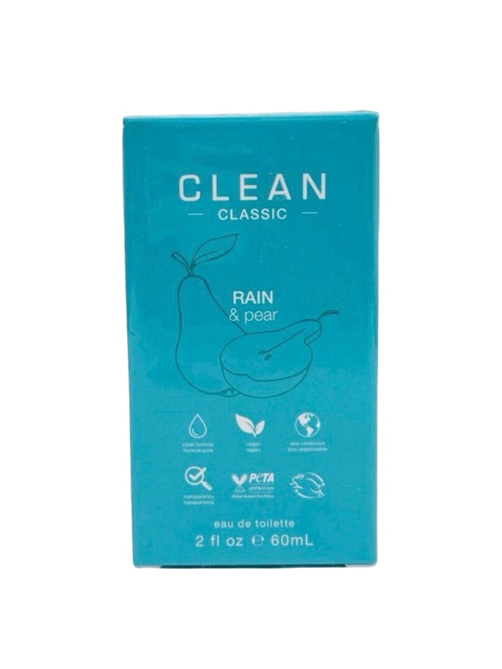 CLEAN Classic Rain & Pear Eau de Toilette Spray - 2 fl oz / 60 ml